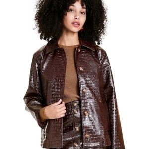 Rachel Comey x Target Faux Leather Textured Jacket